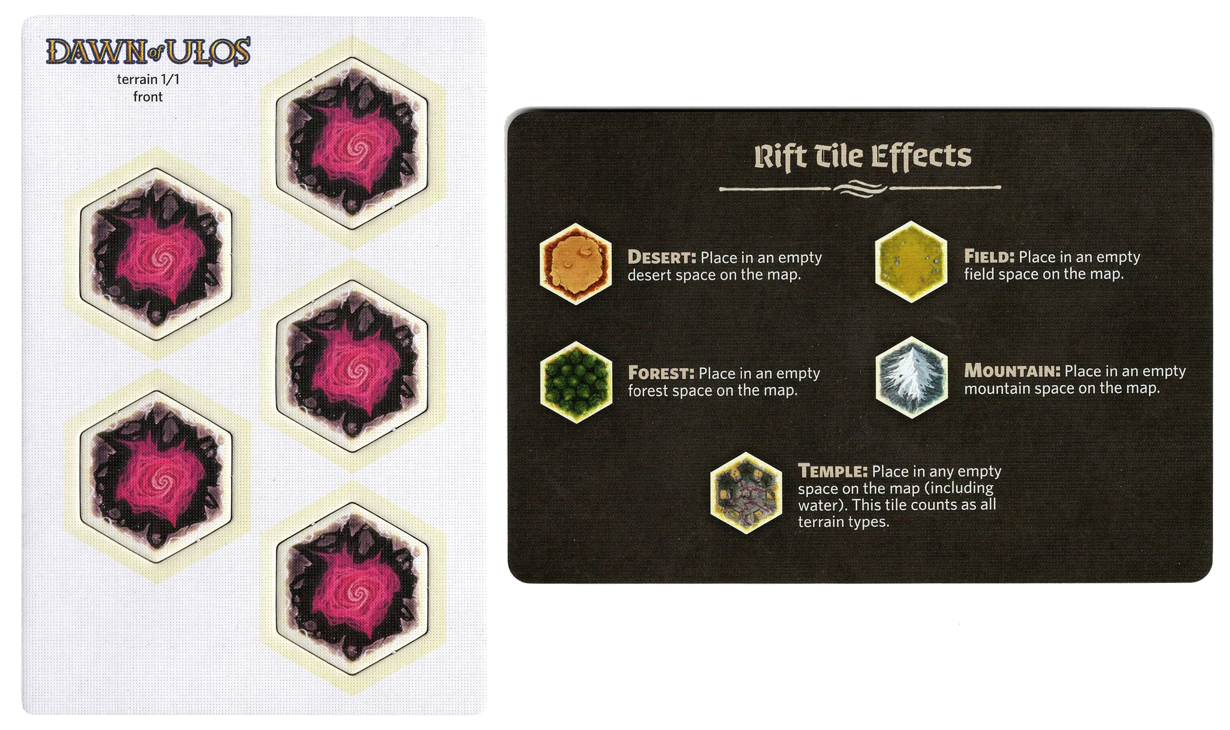 Dawn of Ulos: Rift Tile Pack