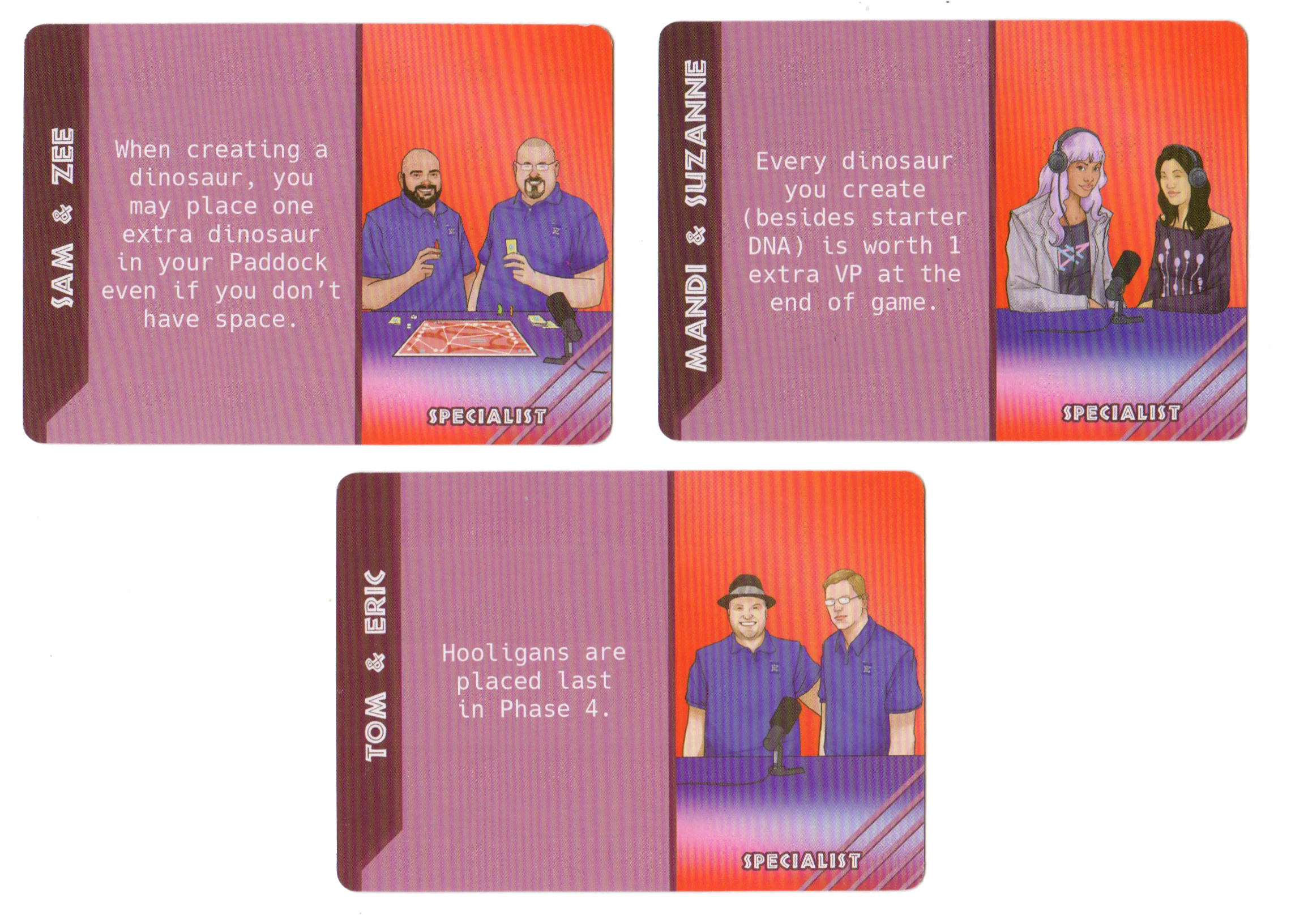 Dinosaur Island - Dice Tower Promo cards
