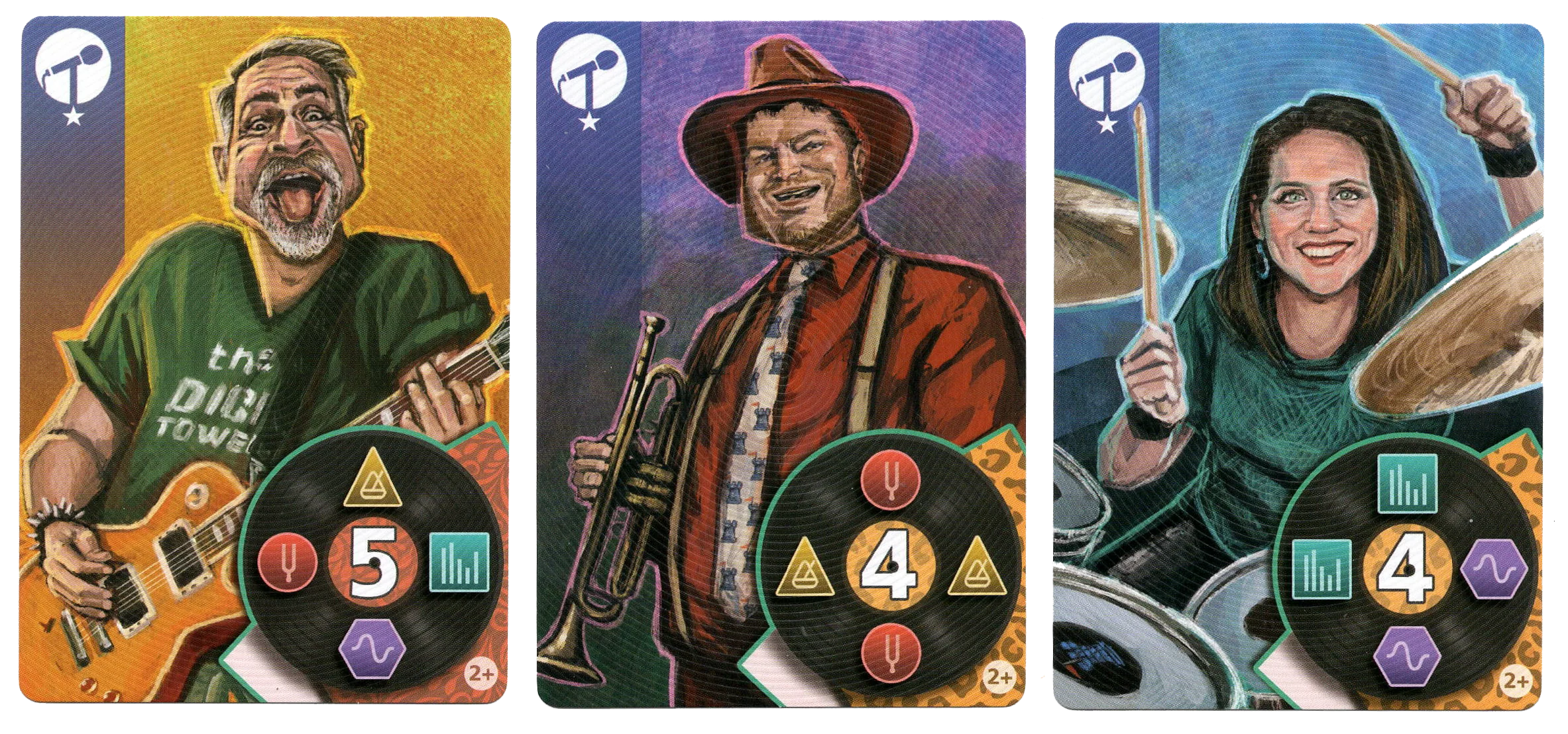 Draft & Write Records: Dice Tower Band Member Promo Cards