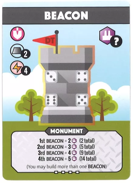 Fantastic Factories: Dice Tower Beacon Promo