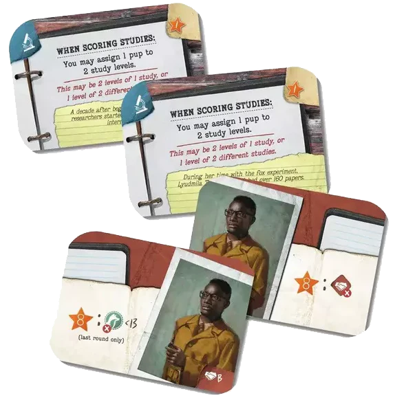 Fox Experiment, The: Patron and Science Promo Cards