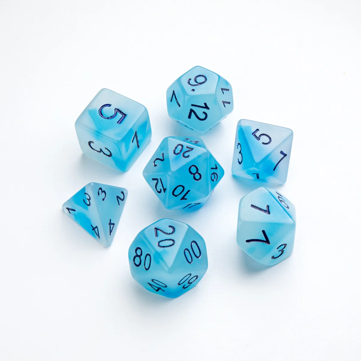 Gamegenic - Glow Series Dice (set of 7) - Image 2