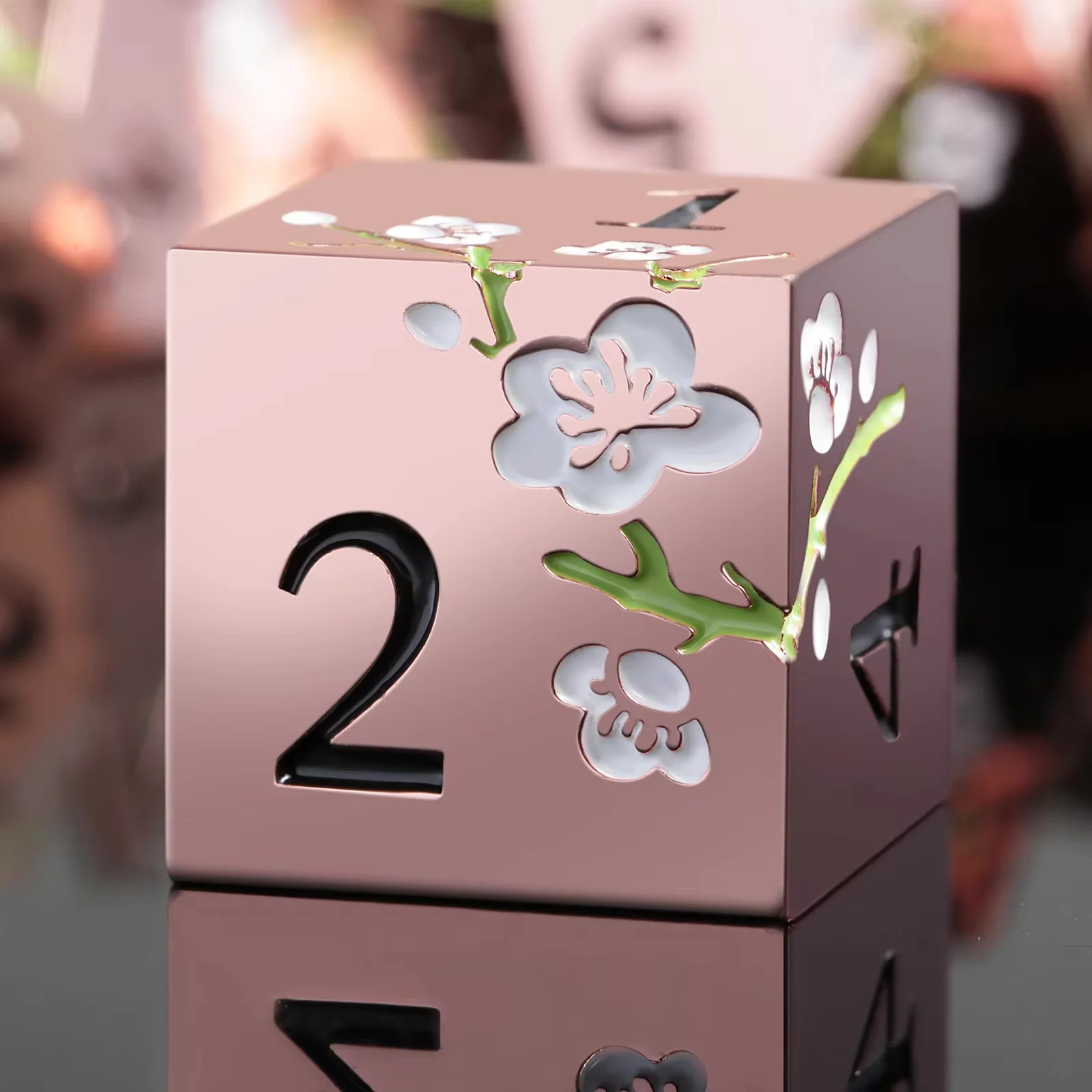 Plum Blossom Metal RPG Dice Set - Image 11