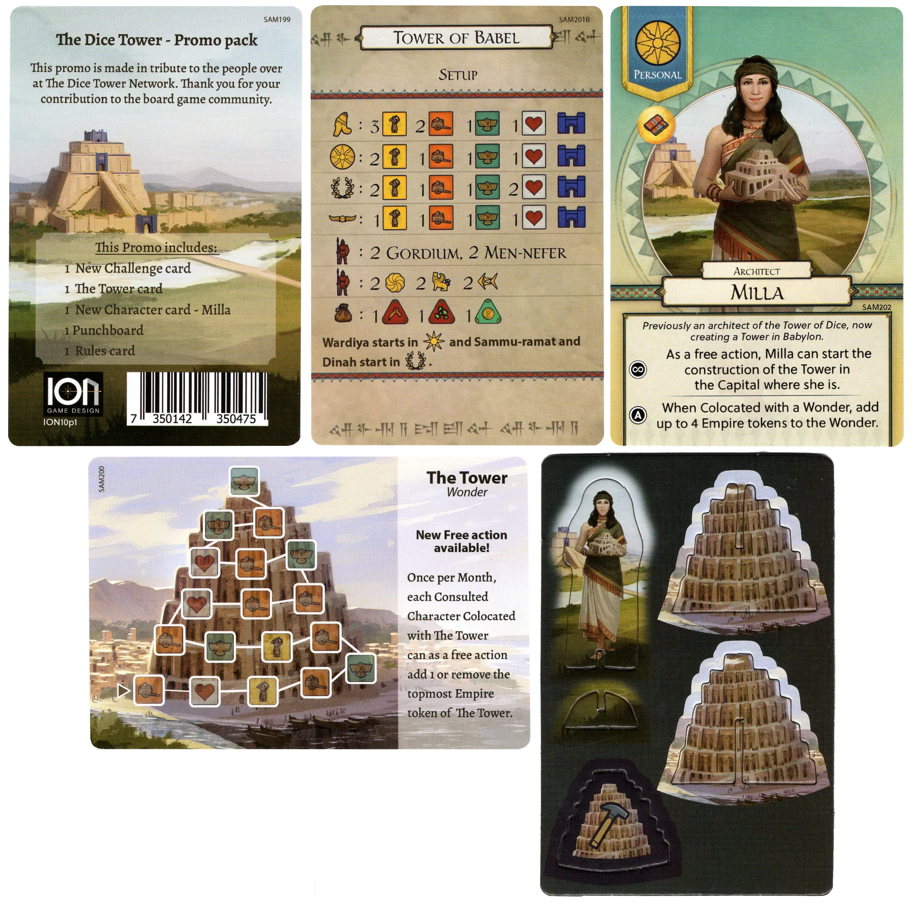 Sammu-ramat: The Dice Tower Promo Pack