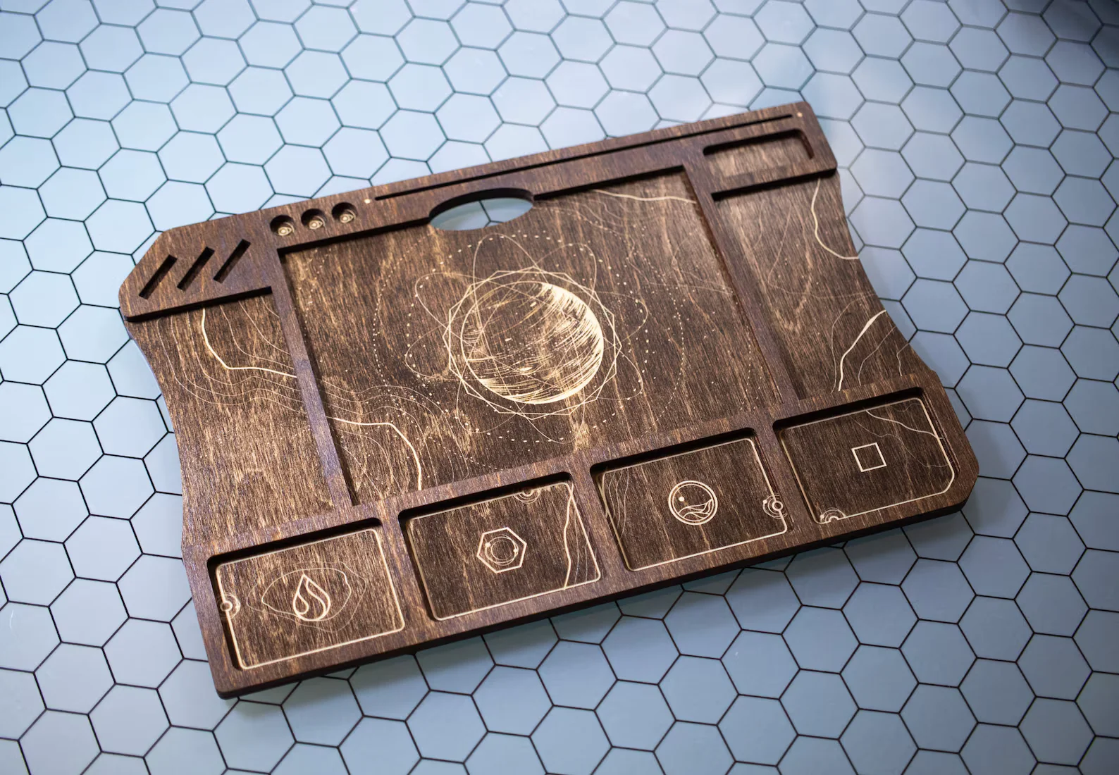 Wooden Player Boards for use with Dune Imperium - Image 3