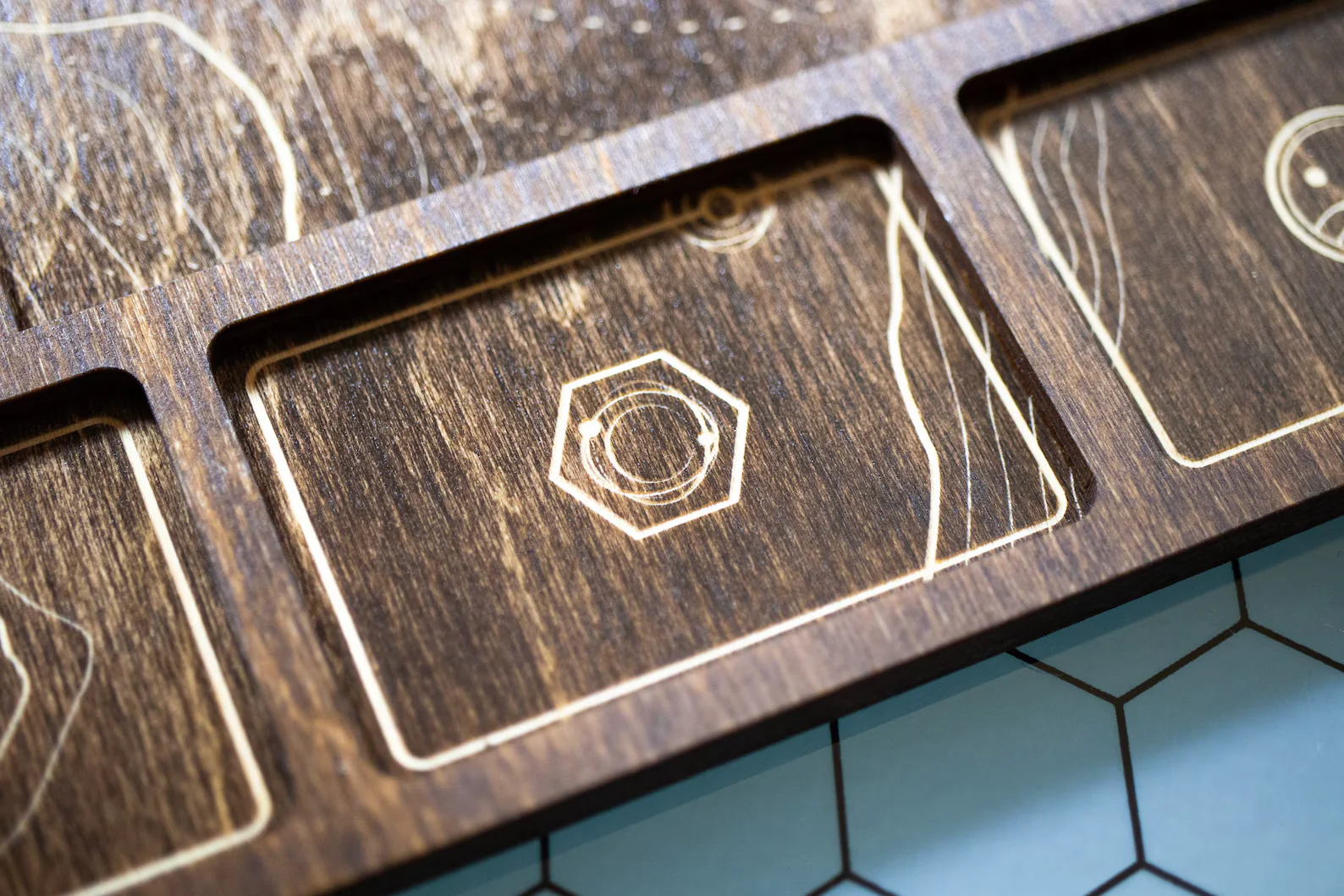 Wooden Player Boards for use with Dune Imperium - Image 5