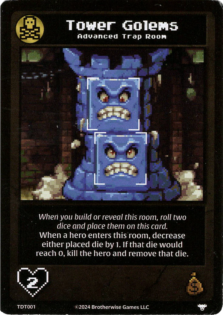 Super Boss Monster 2: Tower Golems Promo Card