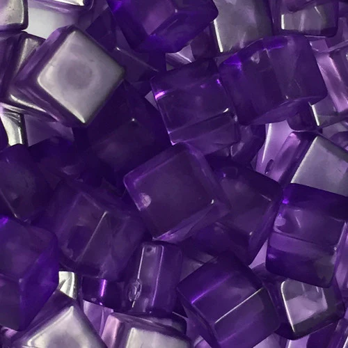 Translucent Plastic Cubes - 8 mm - Bag of 50 - Image 6