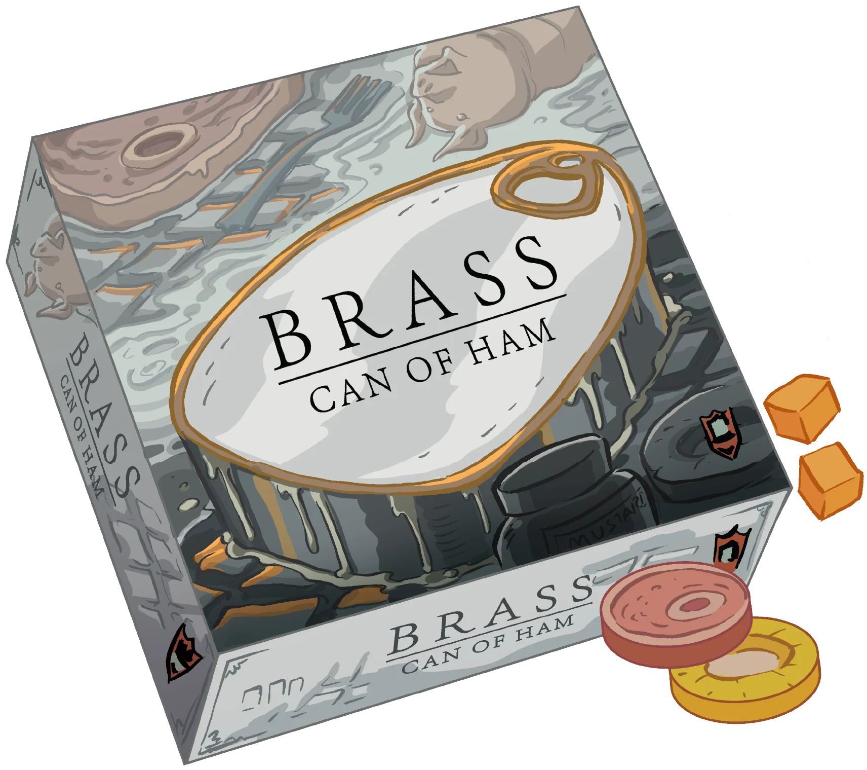 Game Gags - board game parody stickers - Image 20