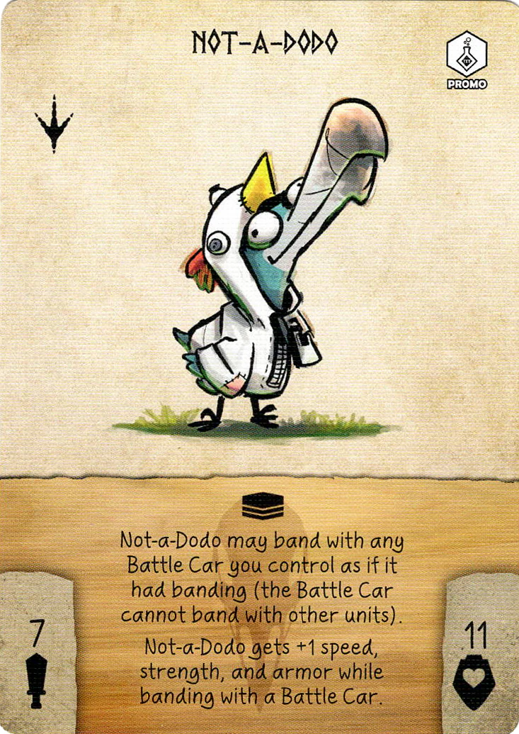 War for Chicken Island: Not-A-Dodo Promo Card
