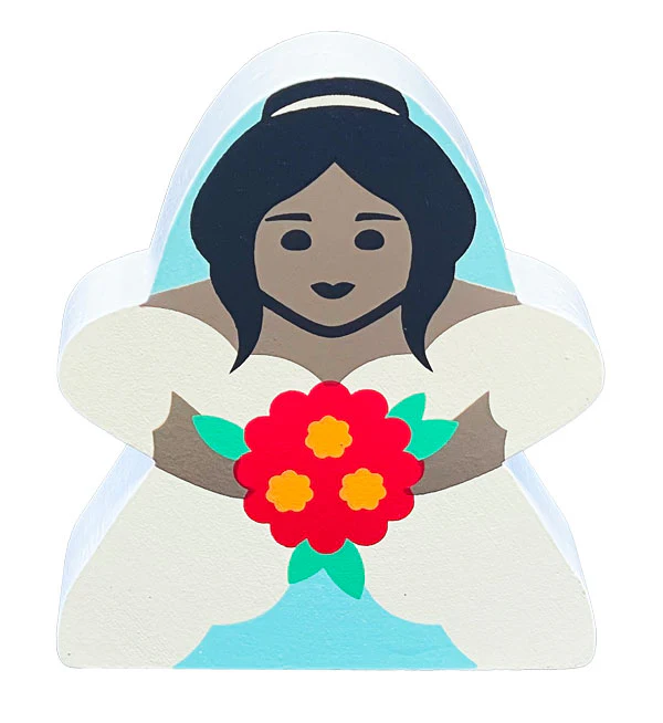 Wedding Meeples - 3" tall (Meeple Source) - Image 13