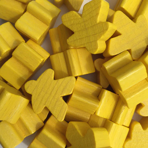 Wooden Meeples - Bag of 10 - Image 3