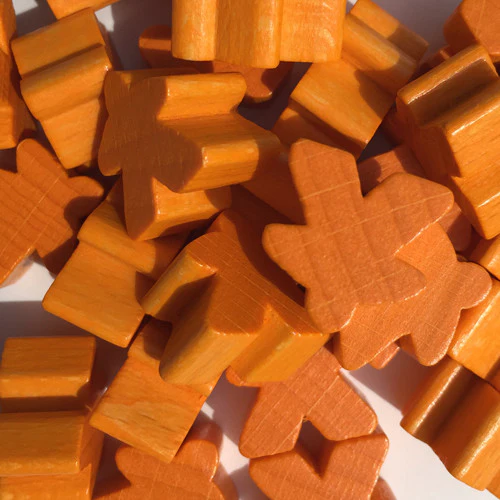 Wooden Meeples - Bag of 10 - Image 5
