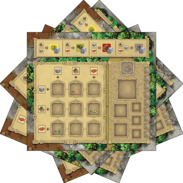Zapotec: Asymmetrical Player Boards