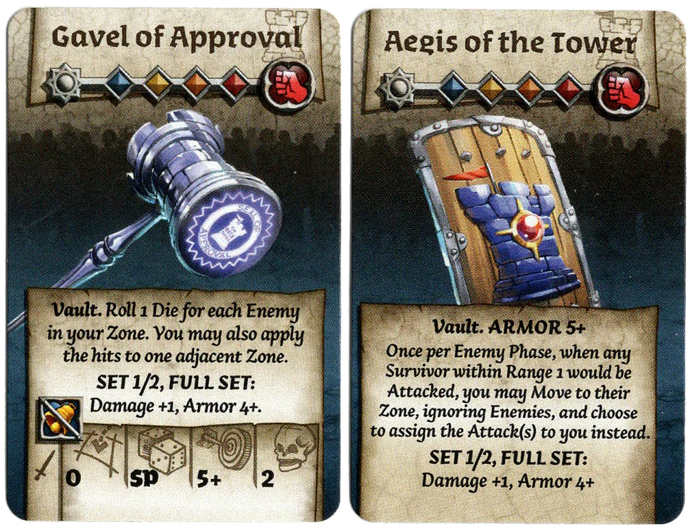 Zombicide: White Death – Dice Tower 2024 Promo Cards